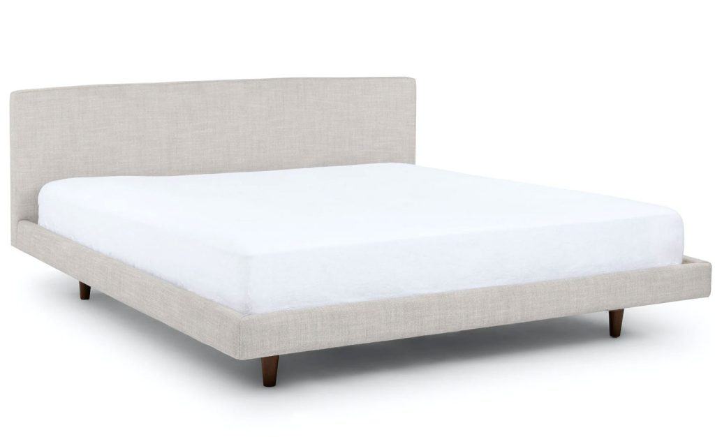 Taupe Upholstered King Bed From Article